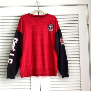 Chicago Bulls NBA Red/Black “Established 1966" Long Sleeve Sweatshirt Mens Size